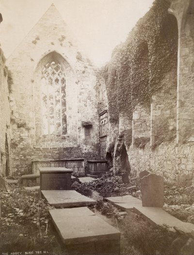 Die Ruinen der Abtei von Sligo (Sepia-Foto) von Irish Photographer